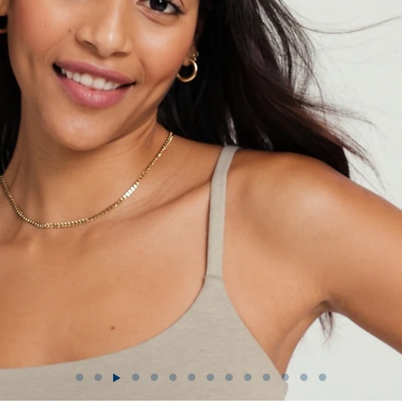 NWT OLD NAVY Fit & Flare Combination Midi Cami Dress Color: Birch Leaf - Picture 4 of 9